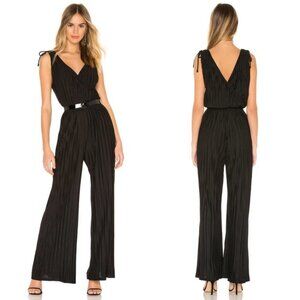 Revolve Cupcakes Cashmere Black Wide Leg Jumpsuit Bohemian Minimal Size Medium M